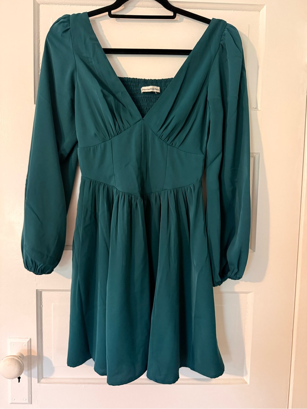 Abercrombie Teal Corset Mini Dress